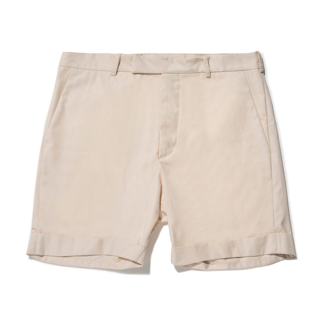 Bretford Fine Gabardine Shorts Ecru