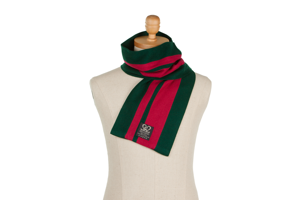 Green & Magenta College Scarf